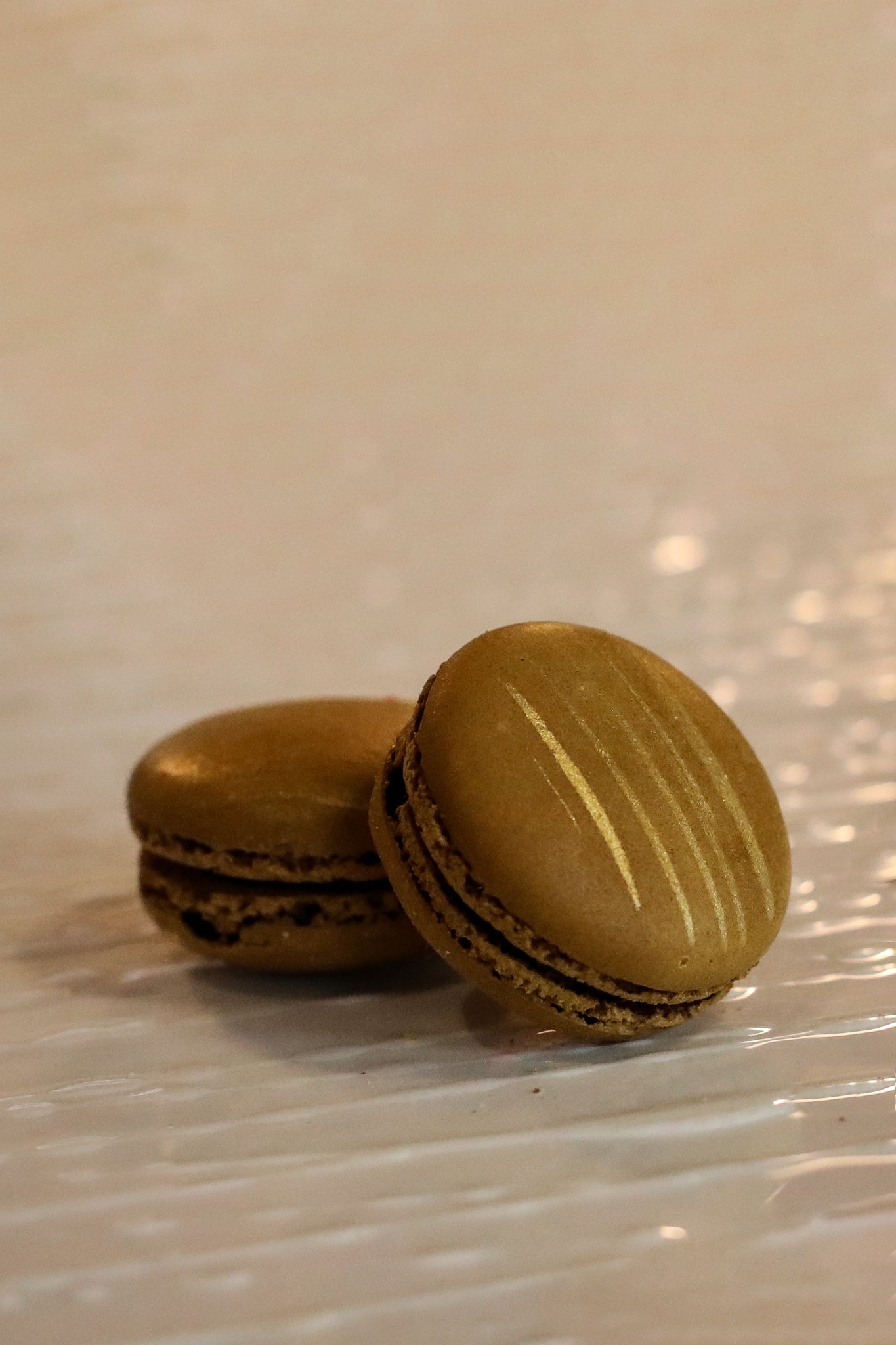 Macaron al gianduia